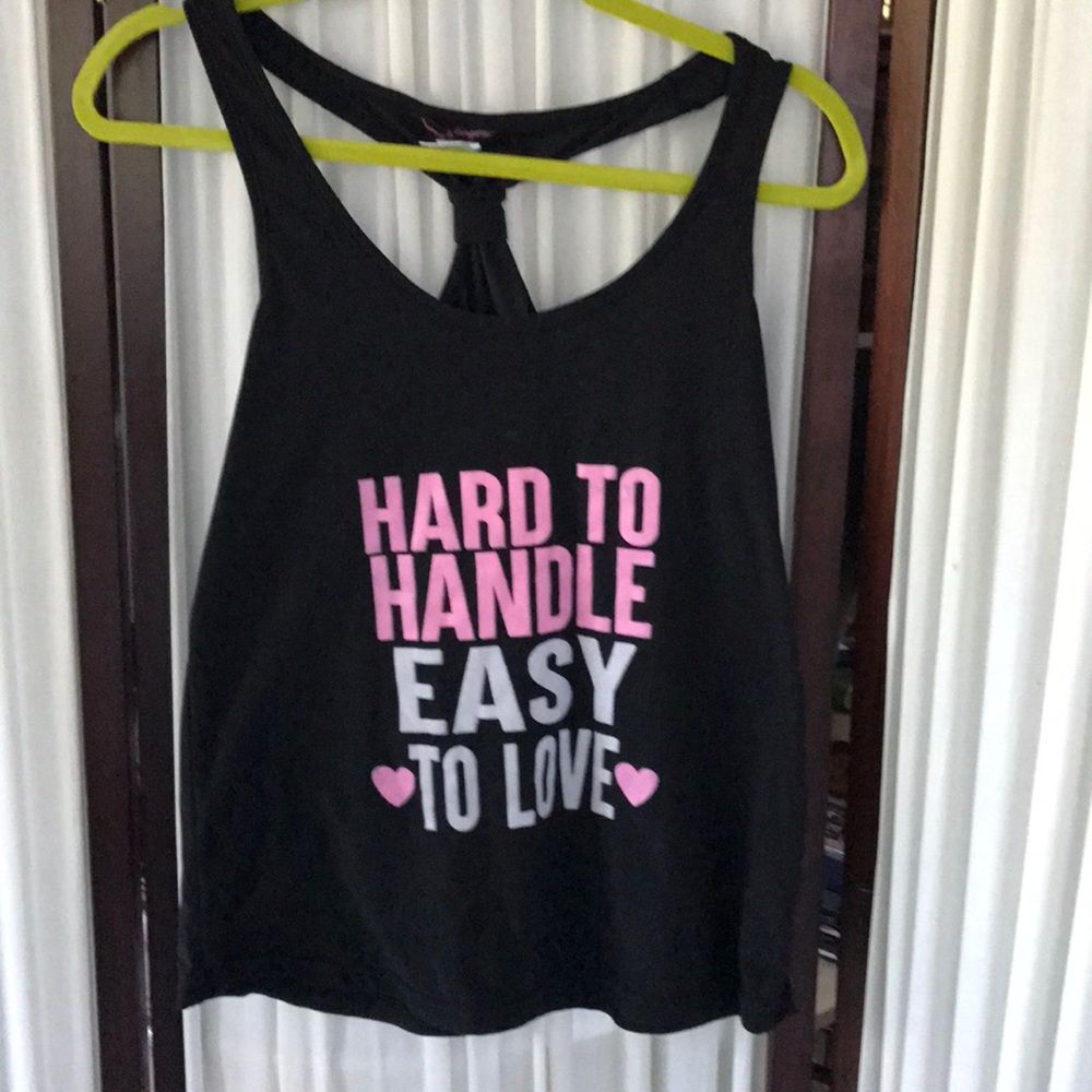 Hard to handle easy to love tank top